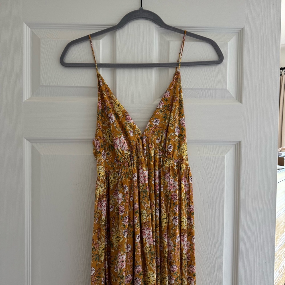 Floral Spaghetti Strap Dress